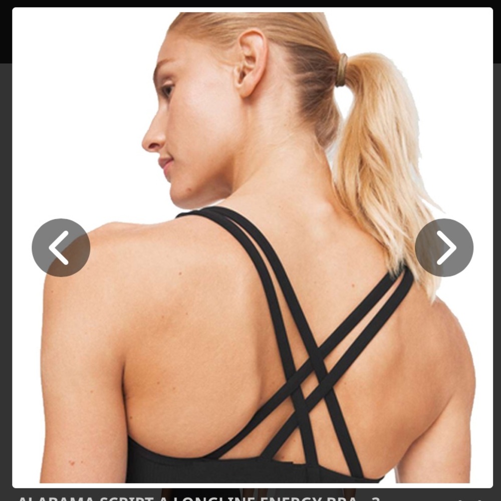 UA Collab - Lululemon Energy Bra - Picture 3 of 8